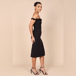 Petal and Pup Florez Dress (black, size 6) NEW W/ TAGS